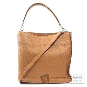 Fendi Anna Selleria Shoulder Bag Calfskin